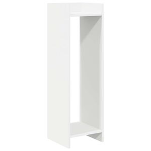 vidaXL Stojalo za rastline Bela 30 x 30 x 100 cm Inženirski les