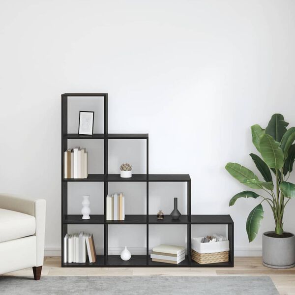 vidaXL Pregrado knjižnica Črna Orehovina 131,5 x 29 x 131,5 cm