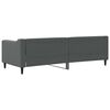 vidaXL Raztegljiva postelja temno siva 80x200 cm blago