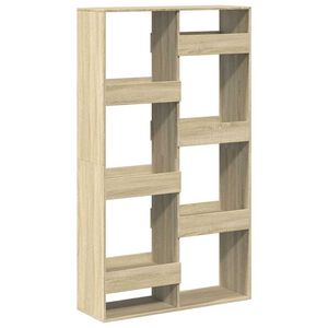 vidaXL Knjižna omara sonoma hrast 100x33x175 cm inženirski les