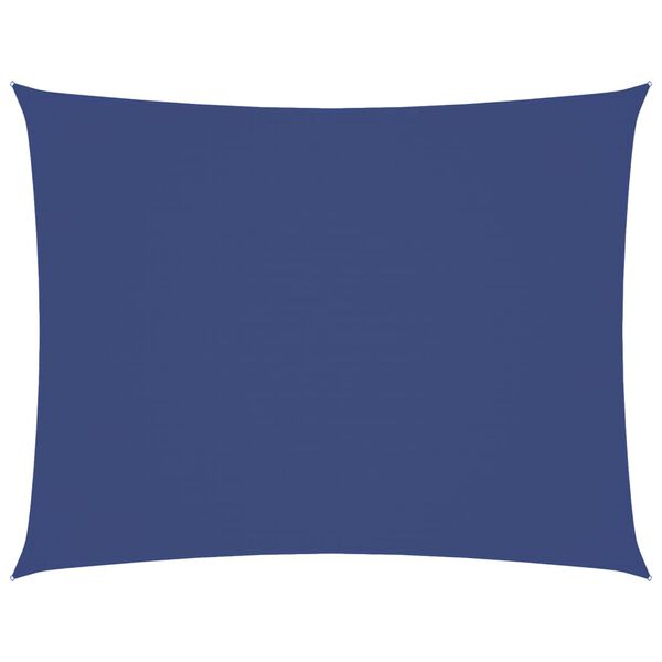 vidaXL Senčno jadro oksford blago pravokotno 6x7 m modro