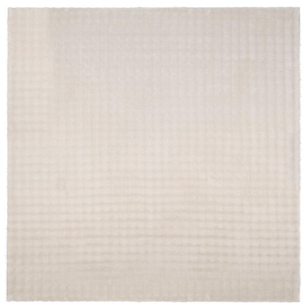 vidaXL Preproge za povr&scaron;ine Kvadrat SIROLO Bež 120 x 120 cm Poliester