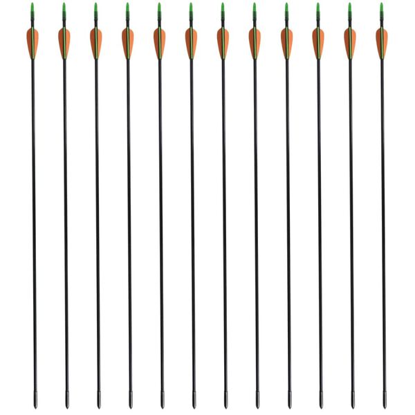 Puščice iz steklenih vlaken za standardni ukrivljeni lok 30" 0,6 cm 12