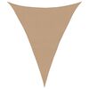 vidaXL Senčno jadro 160 g/m&sup2; taupe 5x7x7 m HDPE