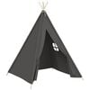 vidaXL Otro&scaron;ki tipi &scaron;otor z vrečo peach skin siv 120x120x150 cm