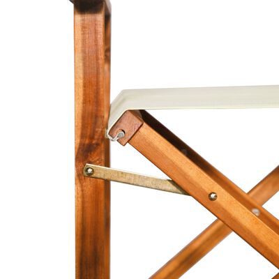 vidaXL Režiserski stol 2 kosa trden akacijev les