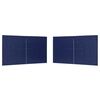 vidaXL Stranska stena zabavnega &scaron;otora 2 kos 400 x 195 cm Modra