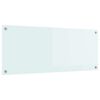 vidaXL Kuhinjski panel Mleko 100 x 40 cm kaljeno steklo