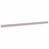 vidaXL Zaslon tende Svetlo siva 430 x 20 cm Platno