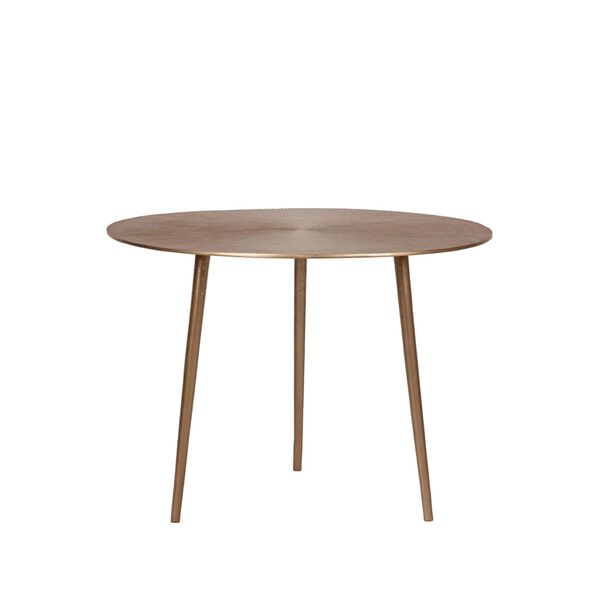 LABEL51 Klubska mizica Nobby 60x60x45 cm antično zlata