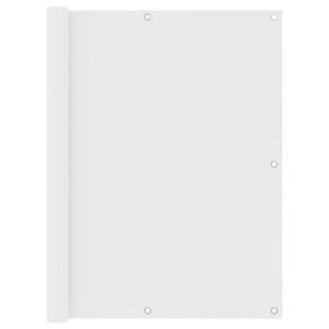 vidaXL Balkonsko platno belo 120x500 cm oksford blago