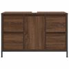 vidaXL umivalnik s predali rjavega hrasta 90x34,5x60 cm