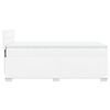 vidaXL Box spring postelja z vzmetnico bela 90x200 cm umetno usnje