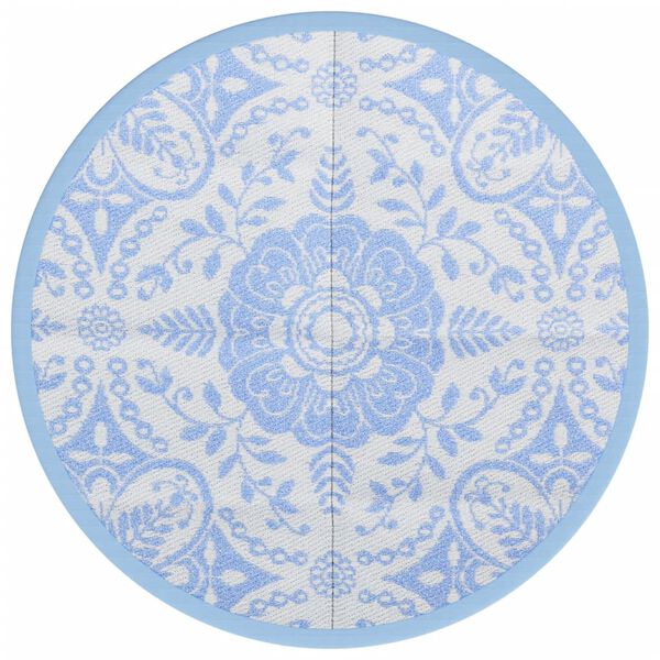 vidaXL Zunanja preproga ARAKIL nežno modra &Oslash;160 cm PP