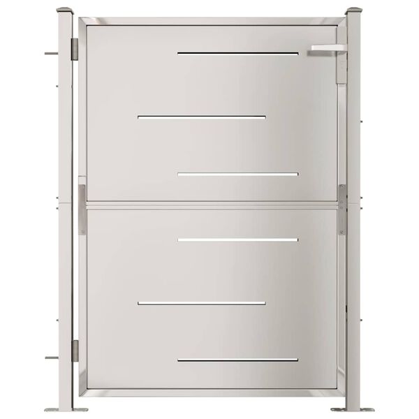 vidaXL Vrtna vrata 100x120 cm nerjaveče jeklo