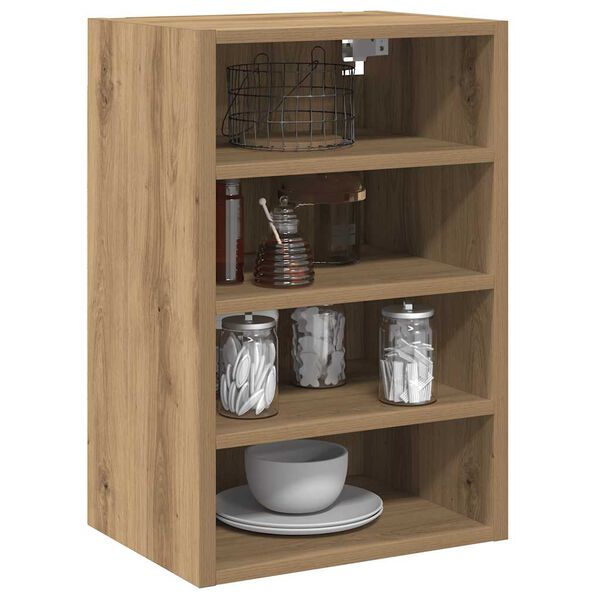 vidaXL Viseča omara &ldquo;Riga&rdquo; Artisan Oak 40x29,5x60 cm Inženirski les