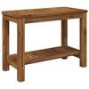 vidaXL Klubska miza LAREN Naravna 60,5 x 30 x 45 cm