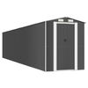 vidaXL Vrtna lopa antracitna 192x938x223 cm pocinkano jeklo