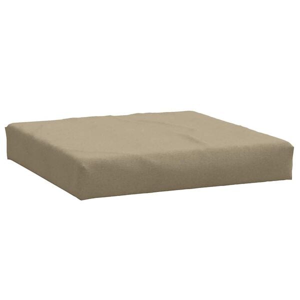vidaXL Blazina za palete melanž taupe 60x60x9,5 cm blago