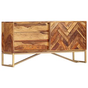 vidaXL Komoda 118x30x60 cm iz trdnega palisandra