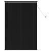 vidaXL Venecijanska žaluzija Črna 150 x 90 cm 25 mm PVC