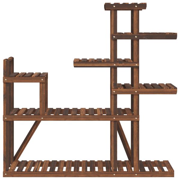 vidaXL Stojalo za rastline 110x25x111 cm trden les jelke