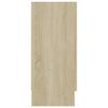 vidaXL Komoda sonoma hrast 120x30,5x70 cm iverna plošča
