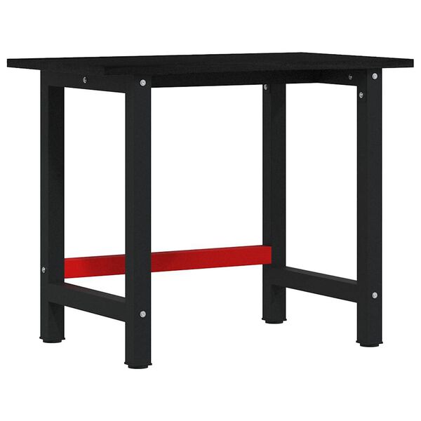 vidaXL Delovna miza temno rjava 100x60x81,5 cm trdna hrastovina