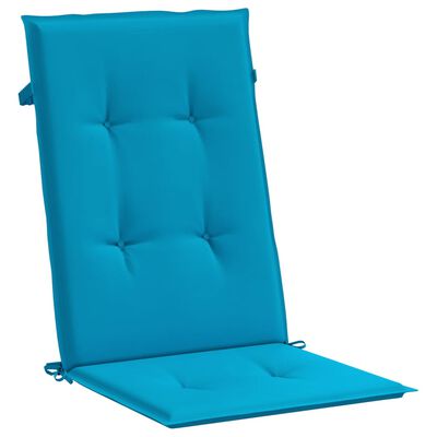 vidaXL Blazine za vrtne stole 6 kosov modre 120x50x3 cm blago