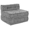 vidaXL Modularna sedežna enota Svetlo siva 70 x 70 x 56 cm Blago