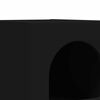 vidaXL Nočna omarica Črna 29,5 x 33,5 x 50 cm Konstruiran les