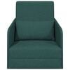 vidaXL Sofa postelja 60cm Temno zelena blago