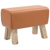 vidaXL klop 60 x 30 x 45 cm Pravo usnje Rjava