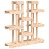vidaXL Stojalo za rastline 104,5x25x109,5 cm trdna borovina