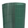 vidaXL Vrtna ograja Zelena 150 x 500 cm PVC