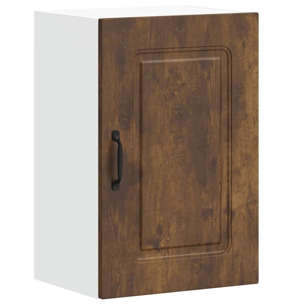 vidaXL Kuhinjska stenska omarica Kalmar dimljen hrast inženirski les