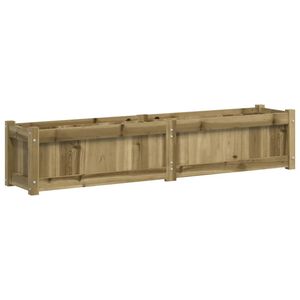vidaXL Vrtno cvetlično korito 150x31x31 cm impregnirana borovina