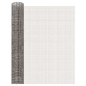 vidaXL Mrežna zaslona 80 x 200 cm 3 Mesh Inox 201 Srebrna