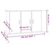 vidaXL Stojalo za akvarij siva sonoma 101x41x58 cm inženirski les