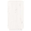 vidaXL Komoda bela 100x40x75 cm trdna borovina