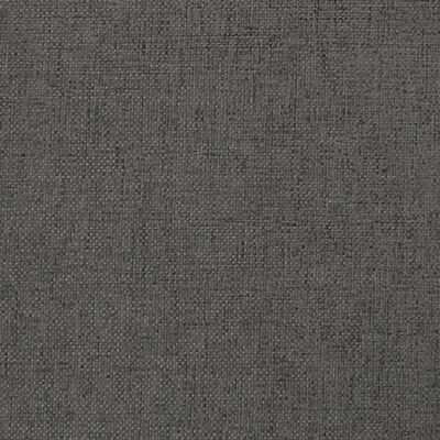 vidaXL Stolček za noge temno siv 60x60x36 cm blago
