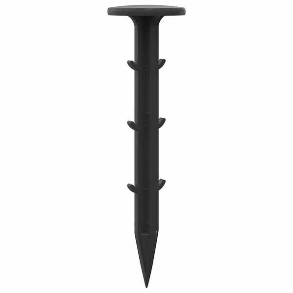 vidaXL Plastični kljuni 500 pcs Črna &Oslash;3 x 11 cm Plastika