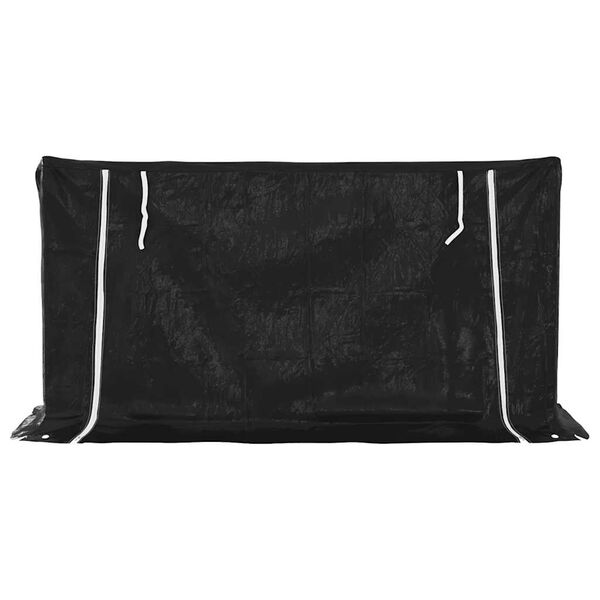 vidaxL Stojalo za drva z dežnim pokrovom 200,5x60,5x110,5 cm