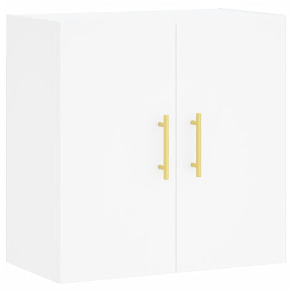 vidaXL Stenska omarica bela 60x31x60 cm inženirski les