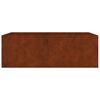 vidaXL Vrtna visoka greda 120x80x40 cm corten jeklo