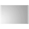 vidaXL LED kopalni&scaron;ko ogledalo Transparentno 90 x 60 cm kaljeno steklo