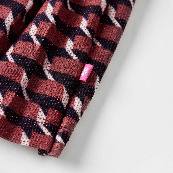 Otro&scaron;ko plisirano krilo z ble&scaron;čicami mornarsko modra 92