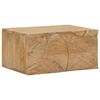 vidaXL Ročno izdelana nočna omarica Teak rjava 40 x 30 x 20 cm