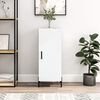 vidaXL Komoda bela 34,5x34x90 cm inženirski les