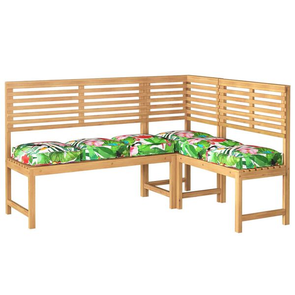 vidaXL Blazina Cvetlični 6 pcs večbarvno 40 x 40 x 8 cm Oxford tkanina